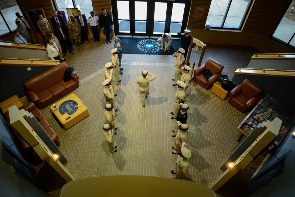 Piping Ashore Ceremony