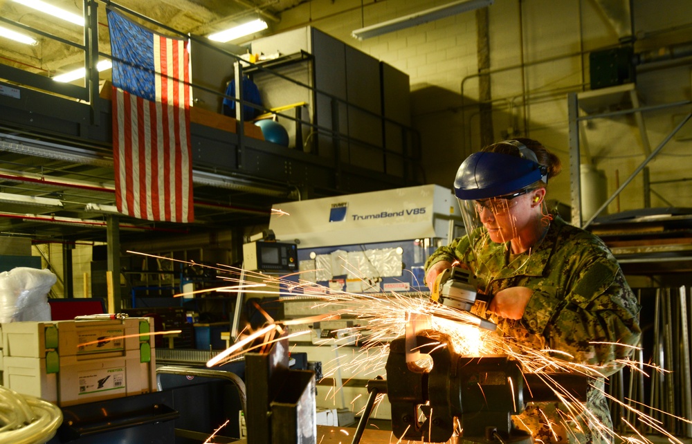 Navy Metal Grinding