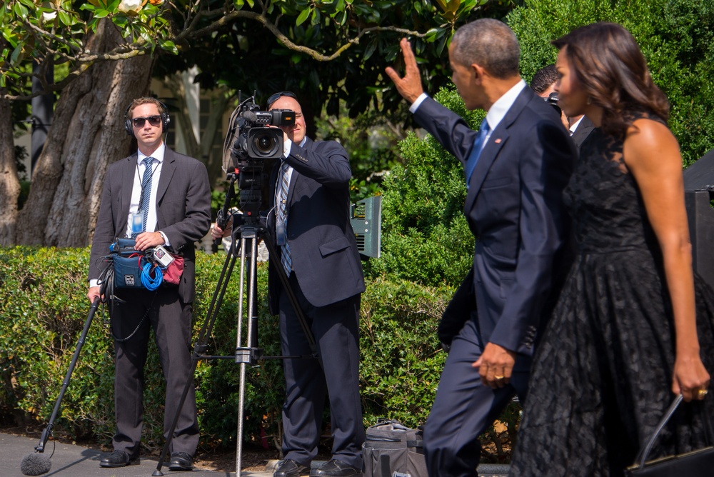 President Departs White House