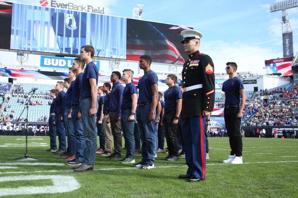 Marines Attend the TaxSlayer Bowl