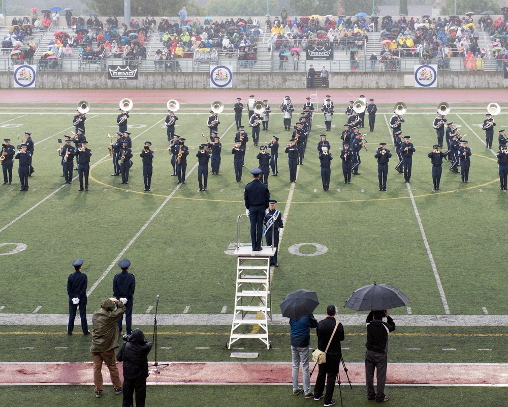 USAF Total Force Band  Plays Pasadena, Calif.
