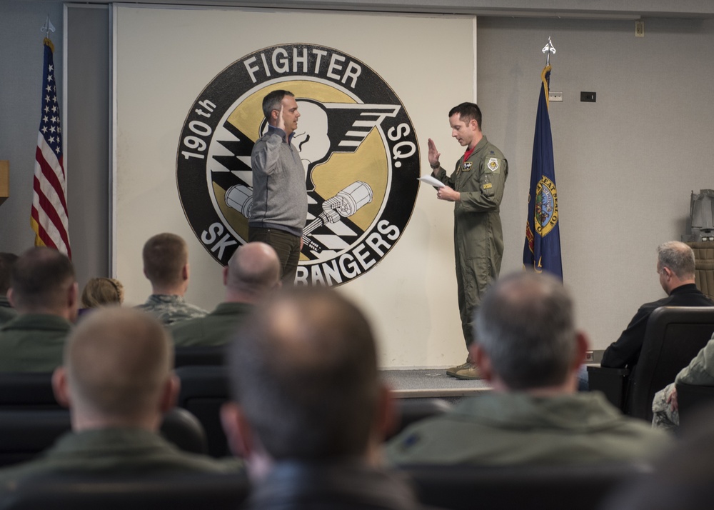 190th Fighter Squadron honorary commander
