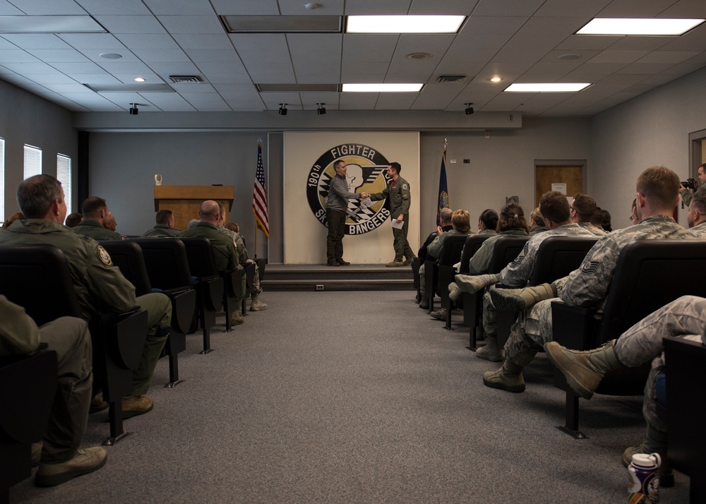 190th Fighter Squadron honorary commander