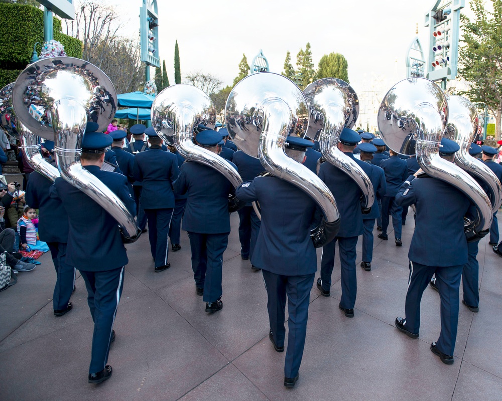 USAF Total Force Band  Plays Pasadena, Calif.