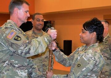 CSM Daniels assumes responsibility of the 650th RSG