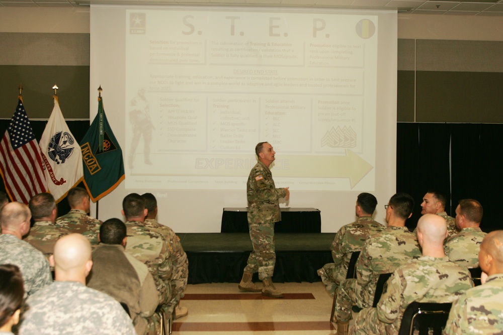 TRADOC command sergeant major visits McCoy