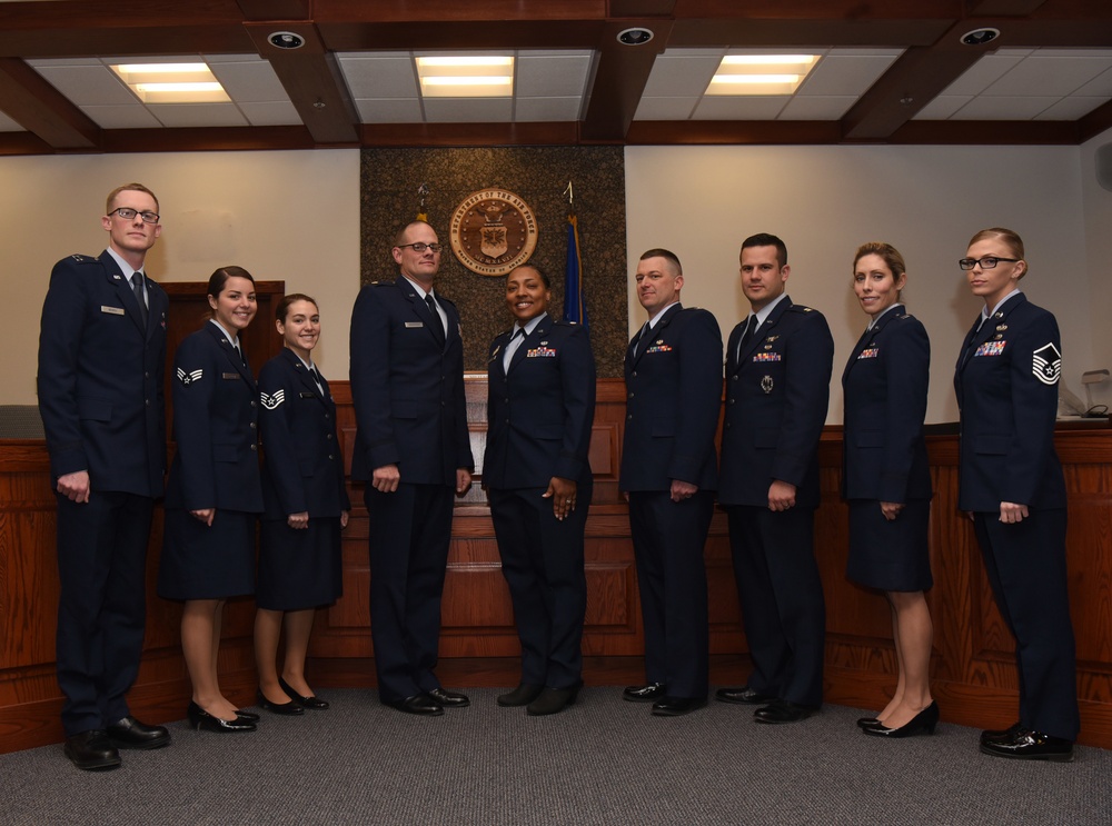 Order in the Court: Airmen serve as jury for mock trial