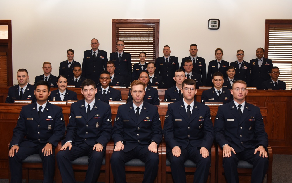 Order in the Court: Airmen serve as jury for mock trial