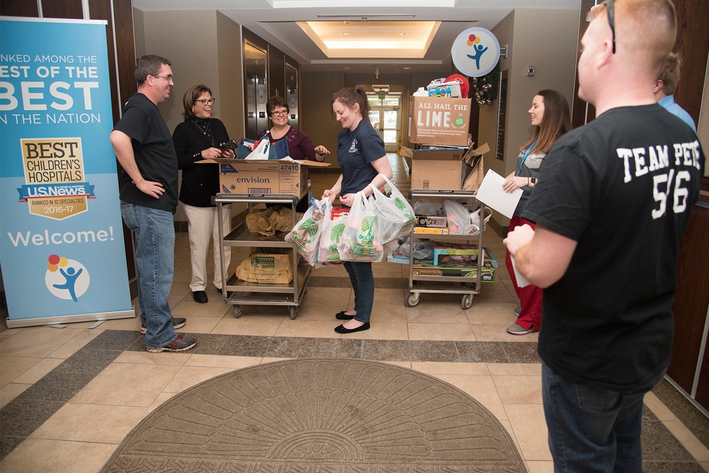 Team Pete 5/6 Club drops off toys at local children's hospital