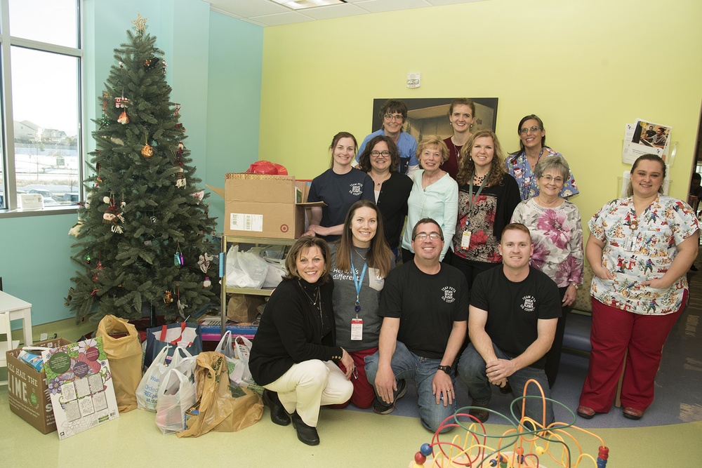 Team Pete 5/6 Club drops off toys at local children's hospital