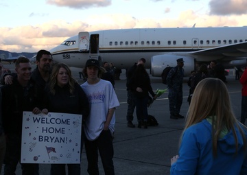 Electronic Attack Squadron 130 returns to Naval Air Station Whidbey Island following deployment