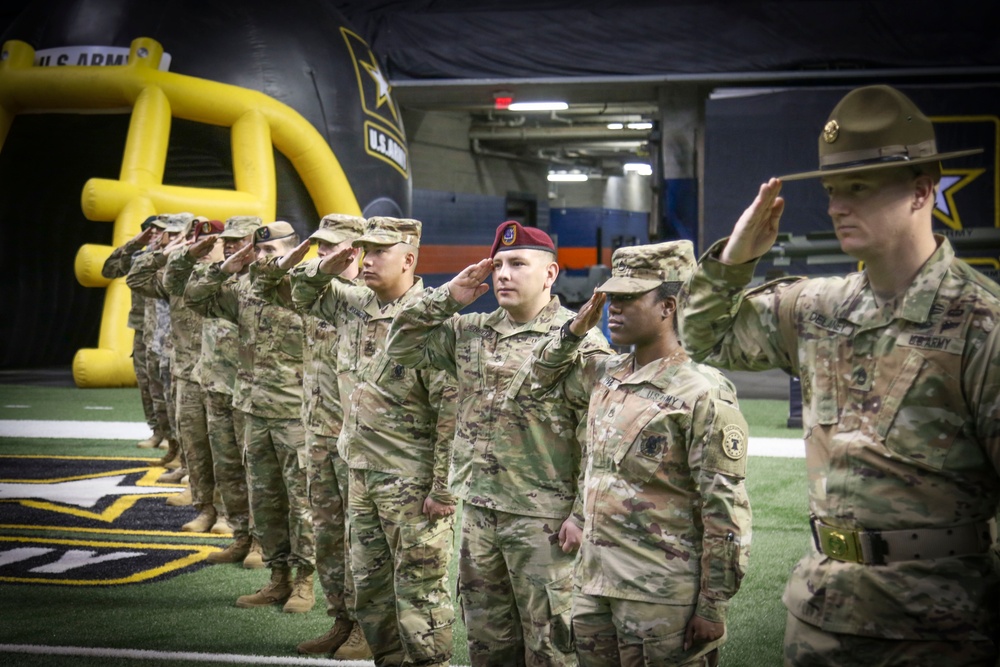 Soldier mentor for U.S. Army All-American Bowl encourages students to achieve excellence