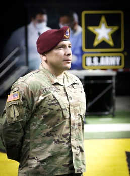 Soldier mentor for U.S. Army All-American Bowl encourages students to achieve excellence