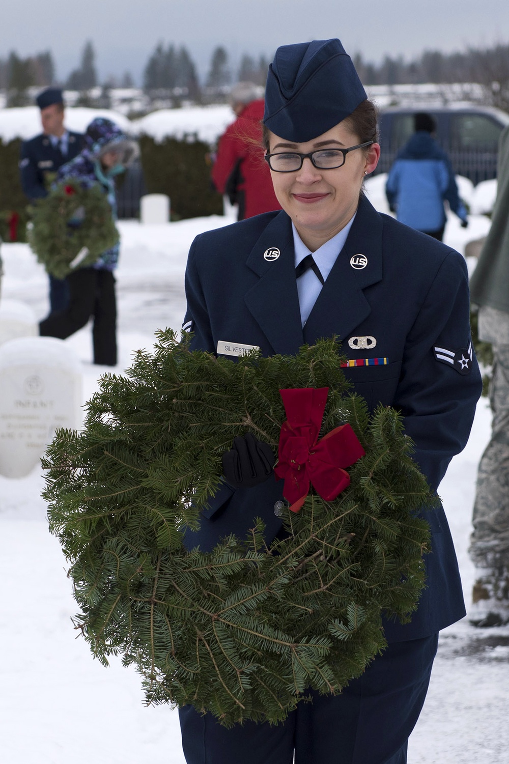 Wreaths to honor the dead