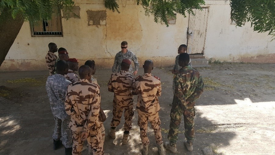 Joint team conducts C-IED training in Chad