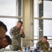 Chaplain blesses luncheon