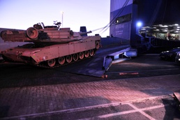 Tanks arrive in Germany to begin armor rotations