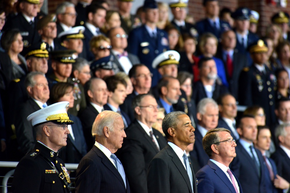Armed Forces Full Honor Review for President Barack Obama