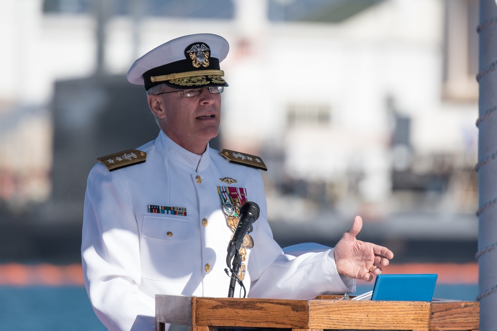 Naval Submarine Training Center holds change of command