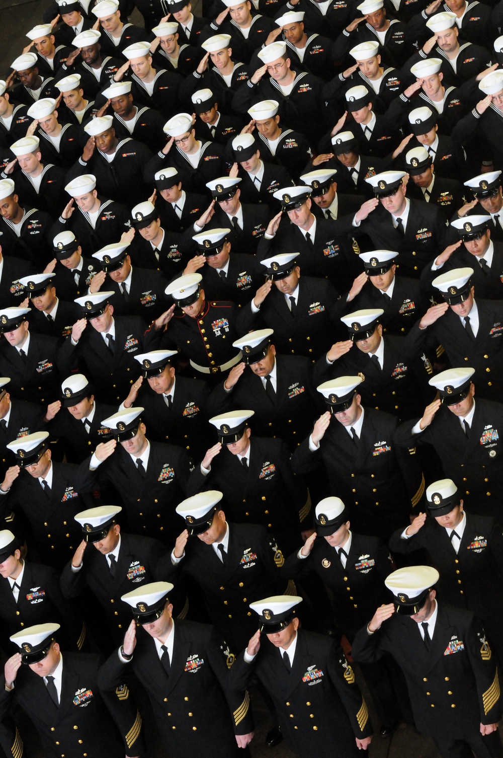 USS Makin Island Burial At Sea
