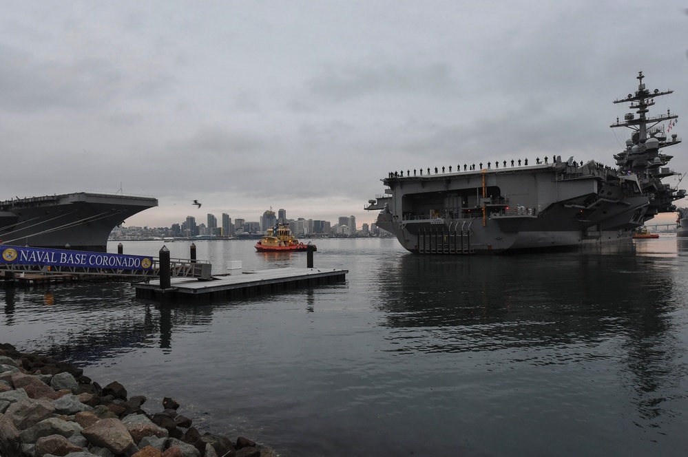 USS Carl Vinson (CVN 70) Departs for Deployment