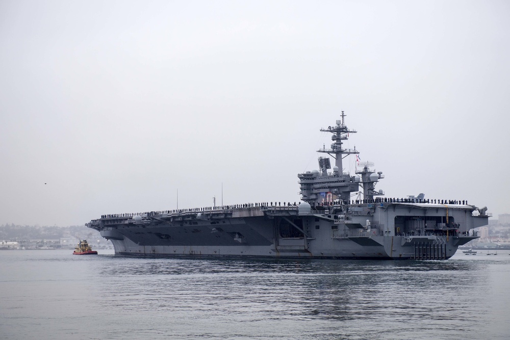 USS Carl Vinson (CVN 70) Departs for Deployment