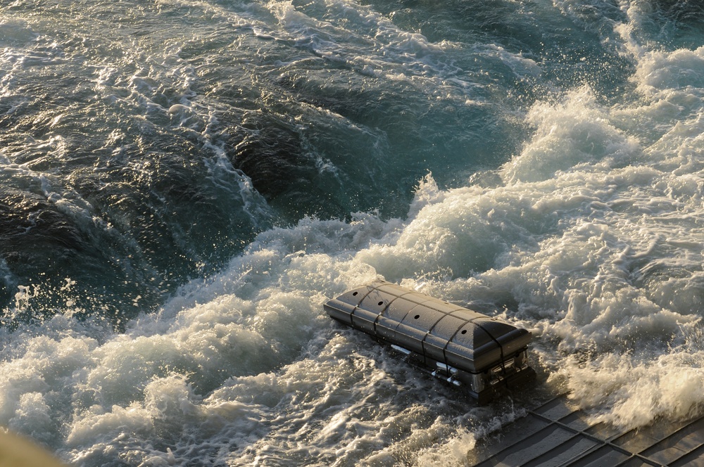 USS Makin Island Burial At Sea