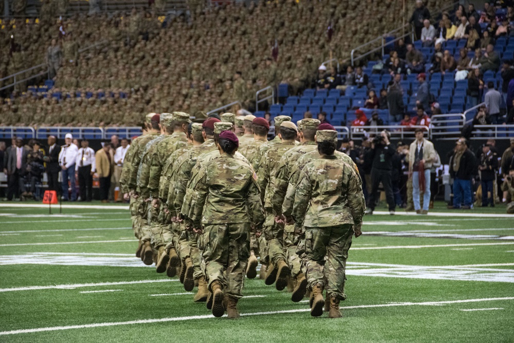 Soldier mentors march into opening ceremonies