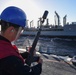 USS Wayne E. Meyer Recieves Fuel at Sea