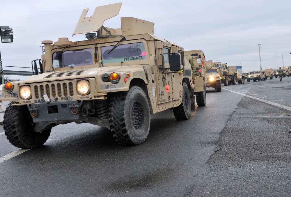4th ID prepares for convoy to Poland