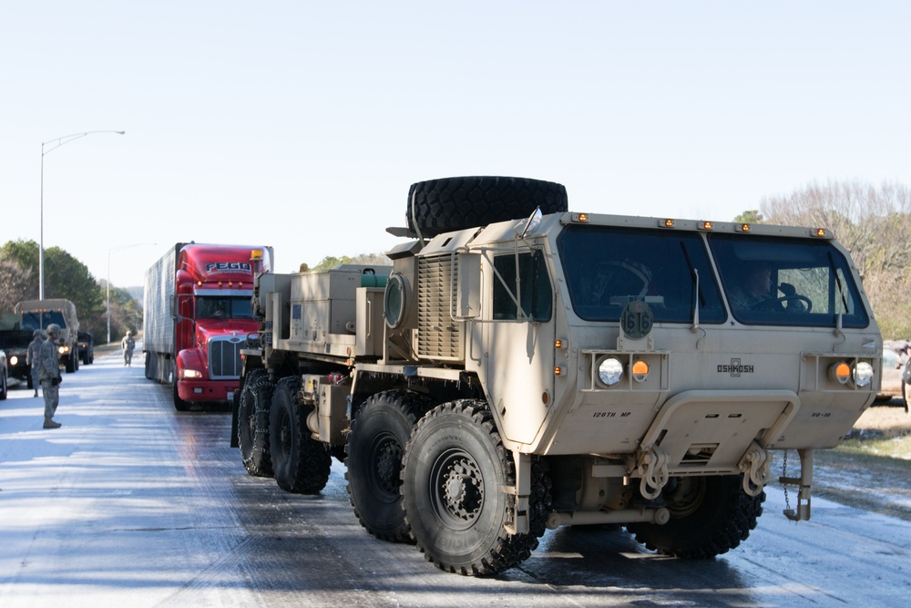 Alabama National Guard Winter Storm Response