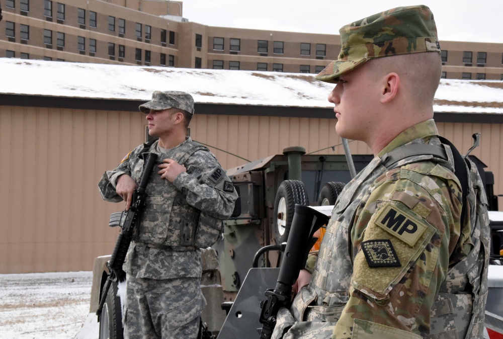 Arkansas National Guardsmen Provide Security