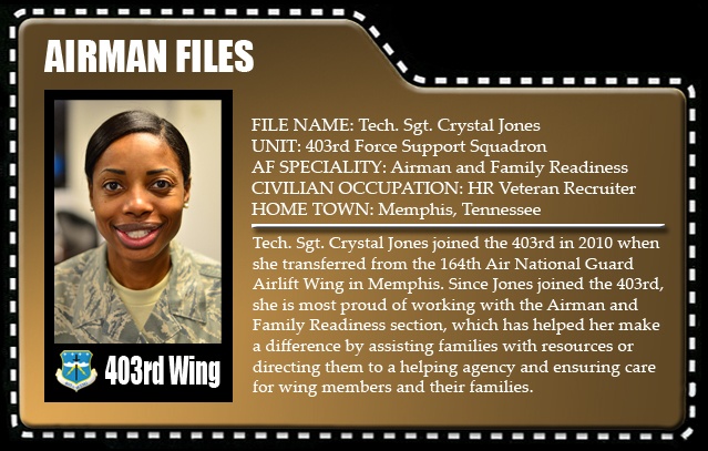 Airman Files -- Tech. Sgt. Crystal Jones