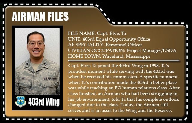 Airman Files -- Capt. Elvis Ta