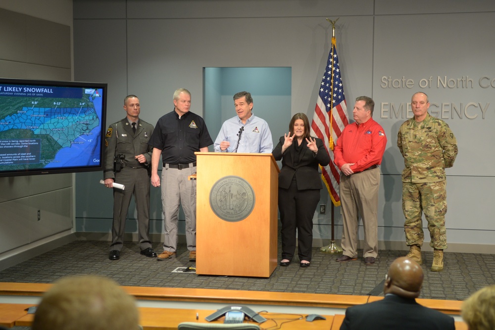 North Carolina National Guard Responds to Winter Storm Helena