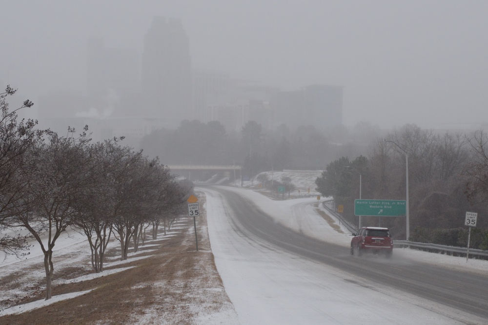 North Carolina National Guard Responds to Winter Storm Helena