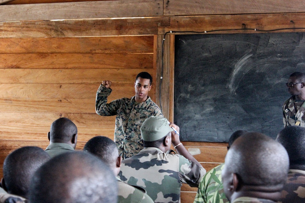 Gabon, U.S. train to fight illicit activity