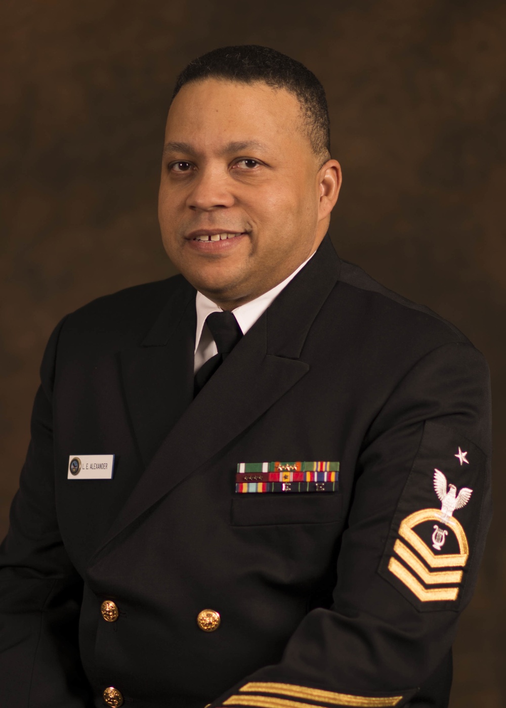 U.S. Navy Senior Chief Alexander supports the 58th Presidential Inauguration