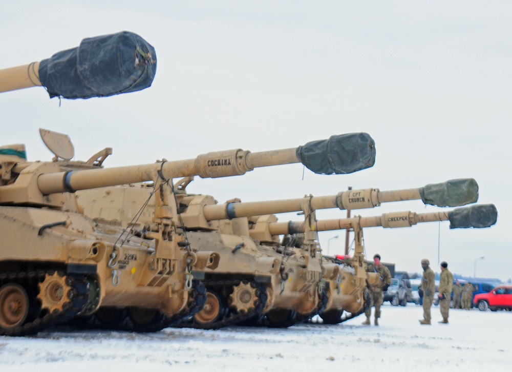 Vehicles roll into Poland for Atlantic Resolve