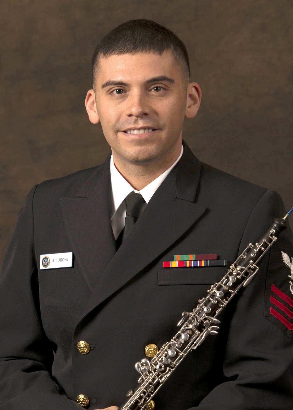 U.S. Petty Officer 1st Class Arvizu supports the 58th Presidential Inauguration
