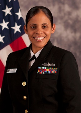 U.S. Navy Lieutenant Barbosa supports the 58th Presidential Inauguration