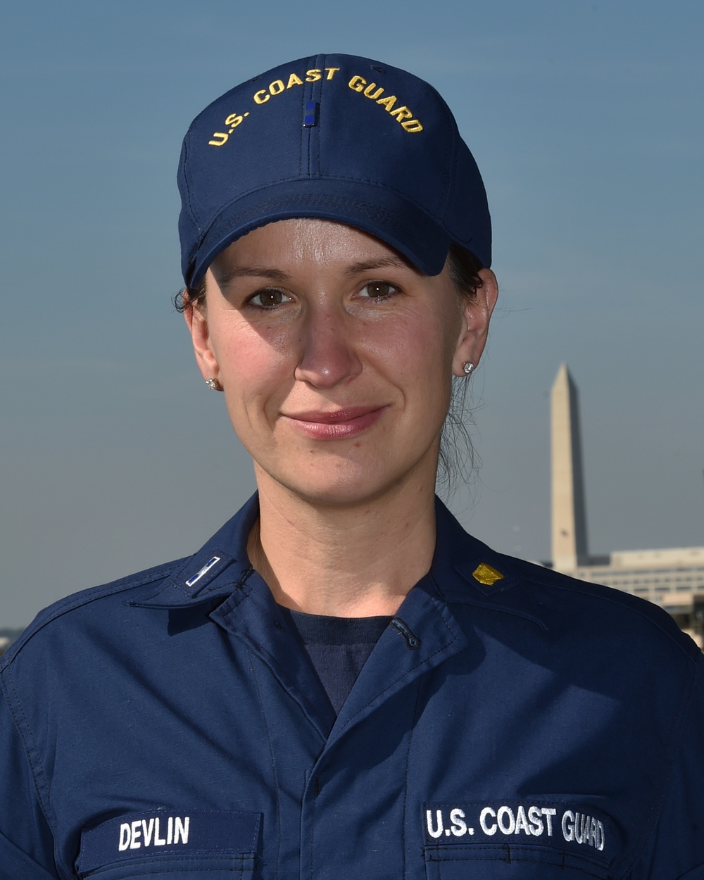 Coast Guard Chief Warrant Officer 3 Devlin supports the 58th Presidential Inauguration