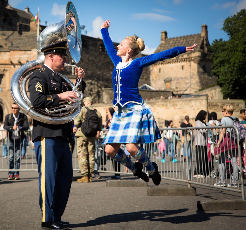 USAREUR Band &amp; Chorus at the Royal Edinburgh Military Tattoo 2016