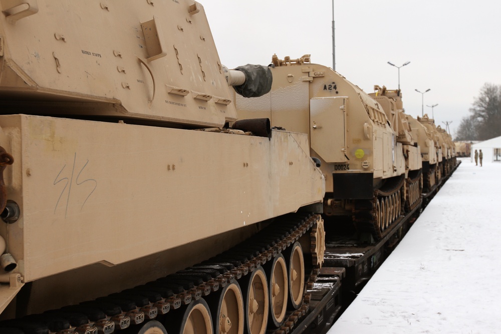 3-29 FA conducts rail operations in Poland