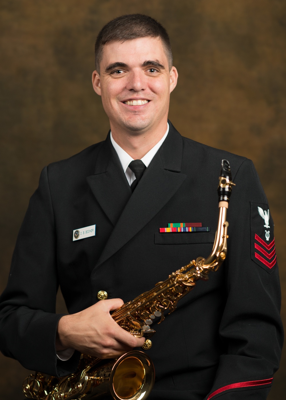 U.S. Navy Petty Officer 1st Class Booher supports the 58th Presidential Inauguration