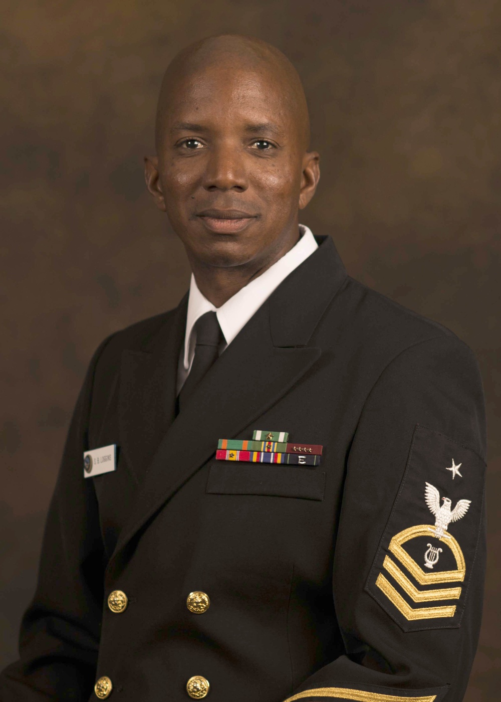 Navy Senior Chief Petty Officer Loggins supports the 58th Presidential Inauguration