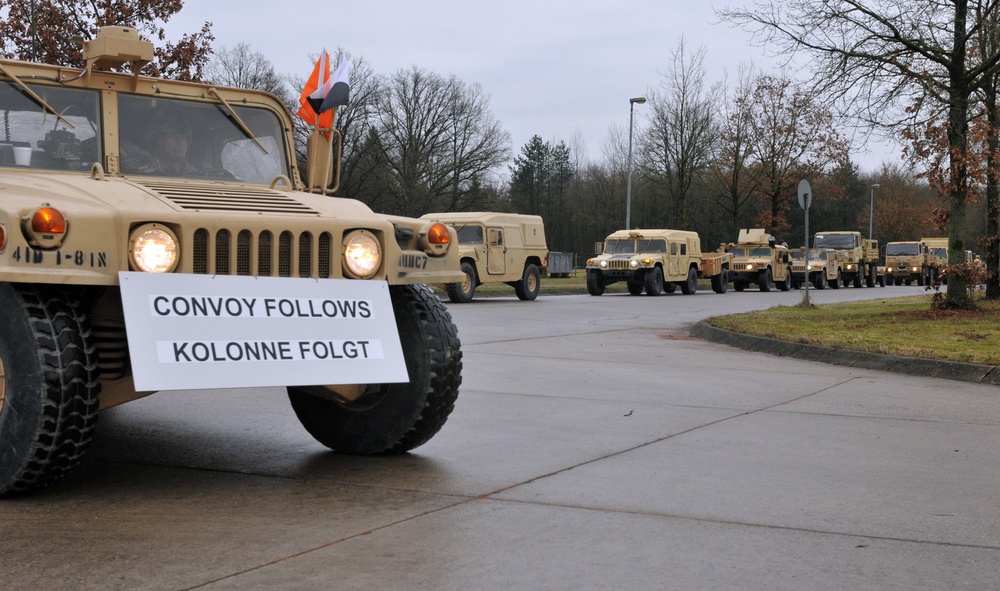 4th ID begins convoy from Germany to Poland