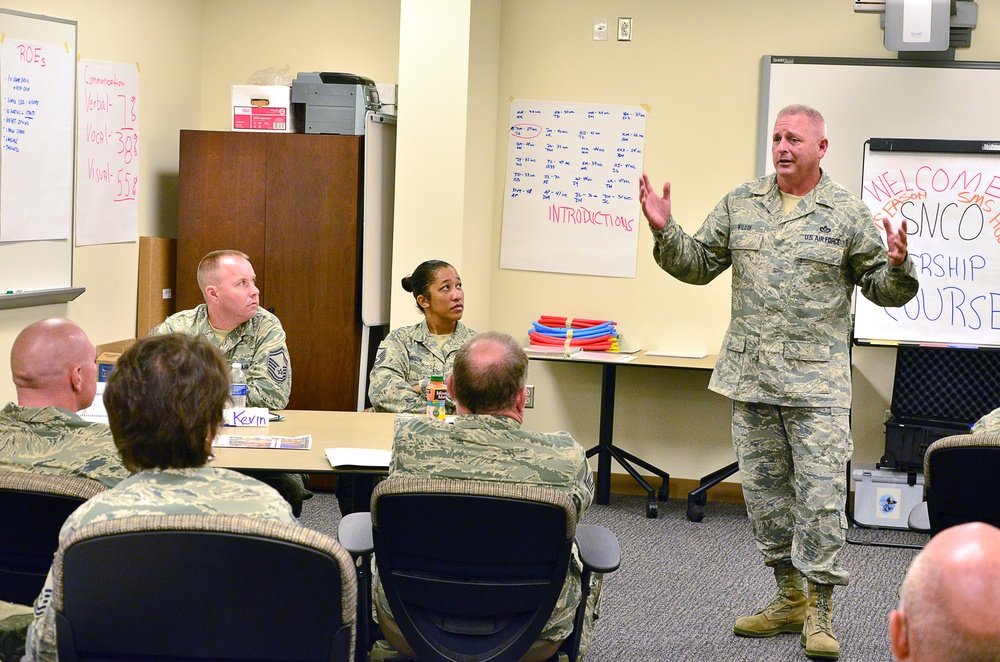 403rd Senior NCOs learn at home station