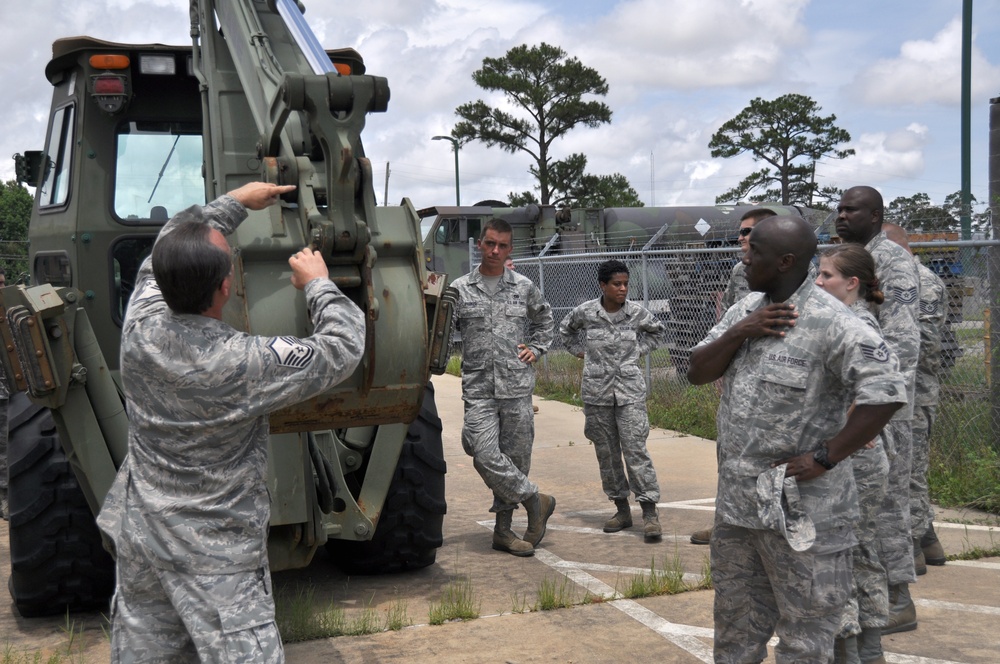 41st Aerial Port Squadron conduct off-site training with National Guard partners