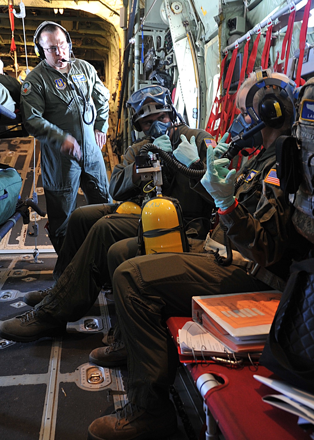 Hurricane Hunters, 446th Aeromedical Evacuation Squadron team up for life-saving training